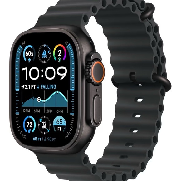 Apple Other - Apple Watch Ultra 2(GPS + Cellular, 49MM) - Black case Black Ocean Band Renewed